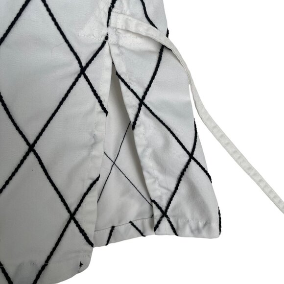 SIZE 4 BMA White Hapkido Uniform Gi Jacket Top Black Diamond Stitching - Picture 8 of 13